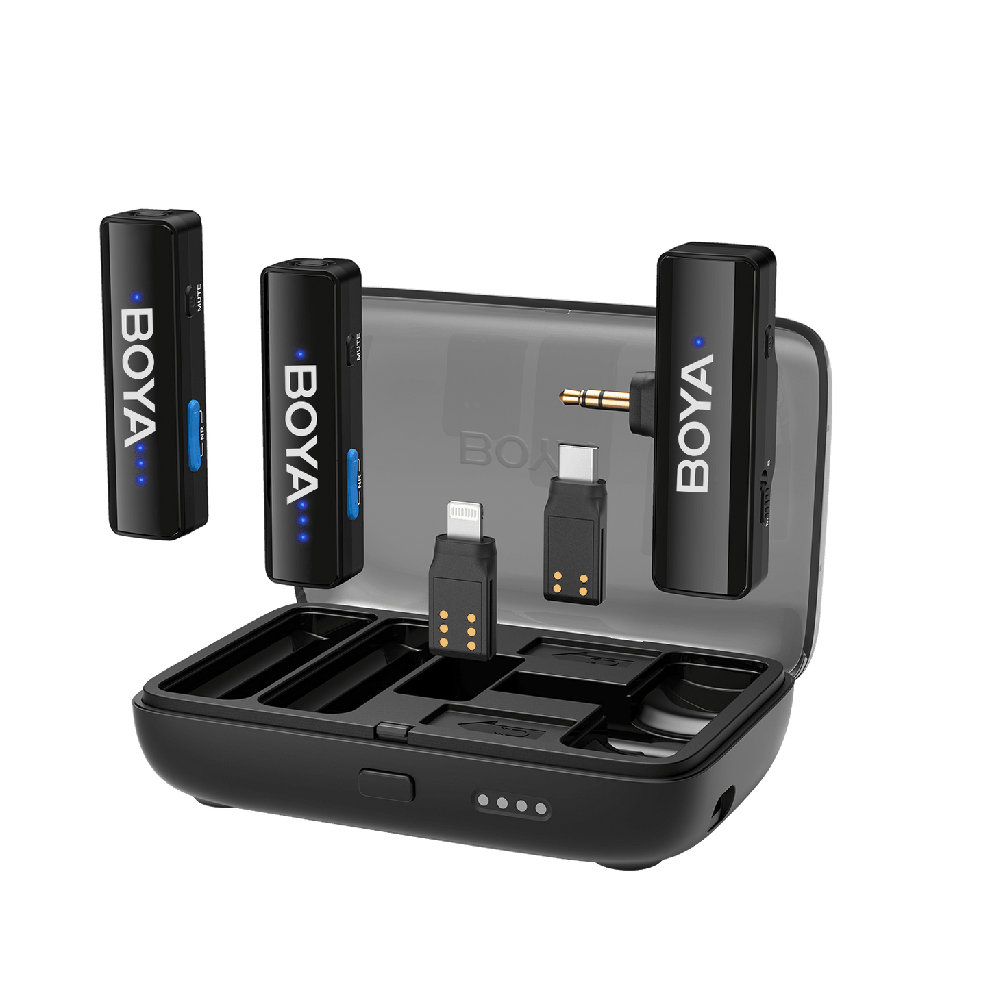 BOYALINK 2 Upgraded 3-in-1 Compact Wireless Microphone