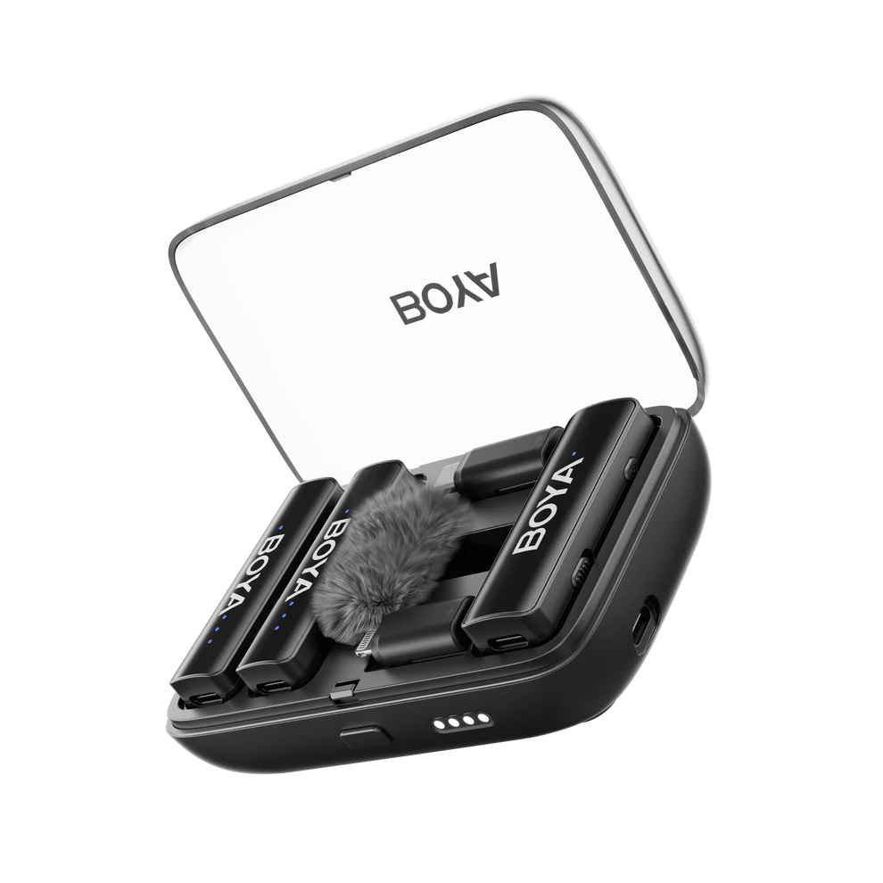 BOYALINK 2 Upgraded 3-in-1 Compact Wireless Microphone