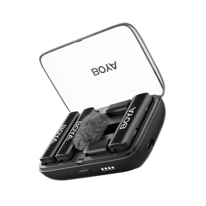 BOYALINK 2 Upgraded 3-in-1 Compact Wireless Microphone