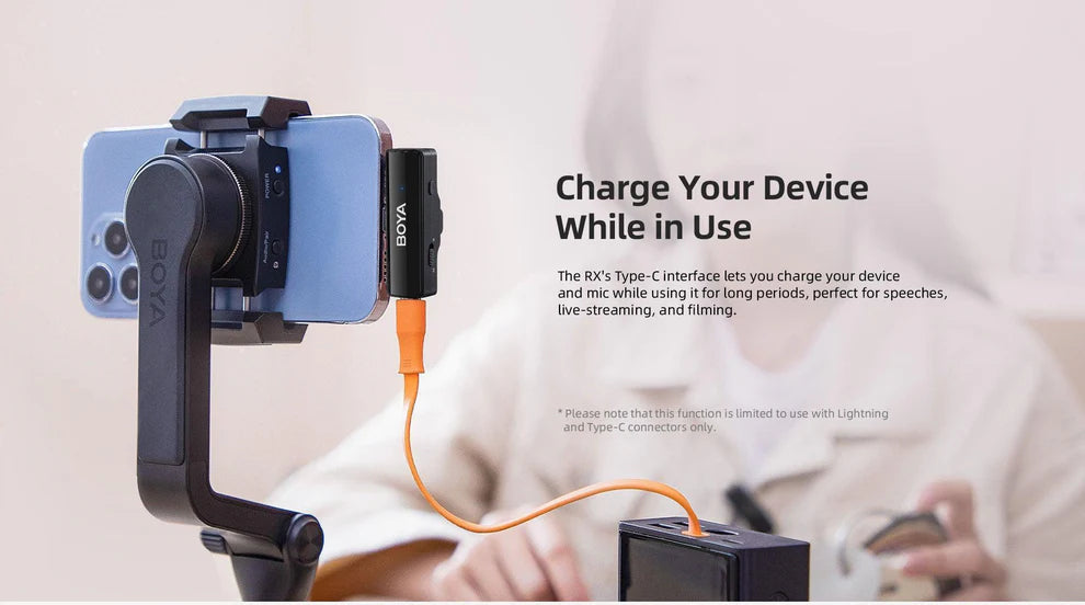 BOYALINK Wireless Professional Microphone for Mobile and DSLR Camera