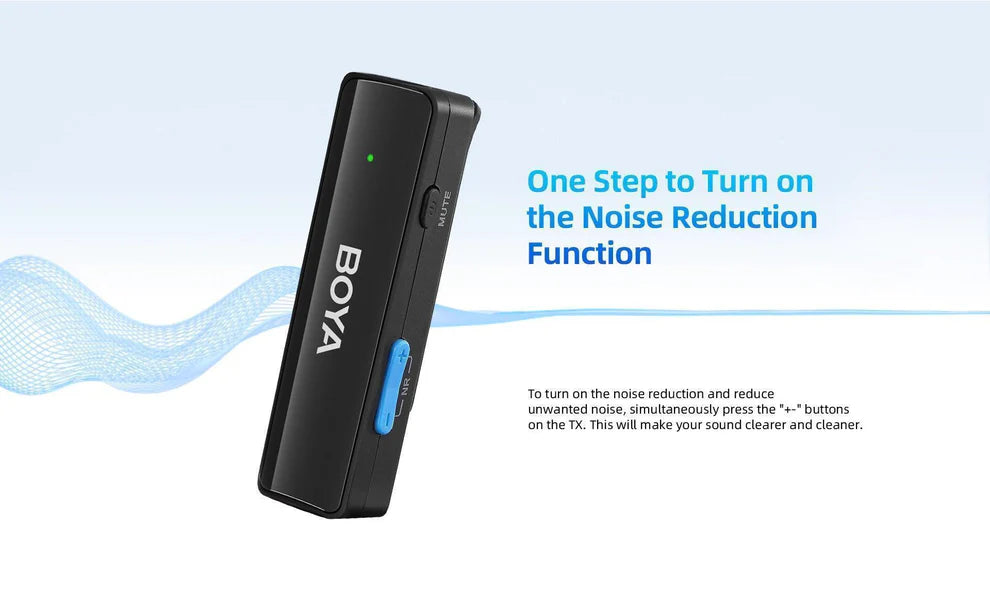 BOYALINK Wireless Professional Microphone for Mobile and DSLR Camera
