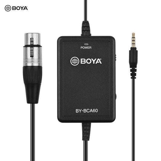 BOYA BY-BCA60 6M/20FT Ultra Long Microphone Cable XLR to 3.5mm TRRS Connector - DECIBEL