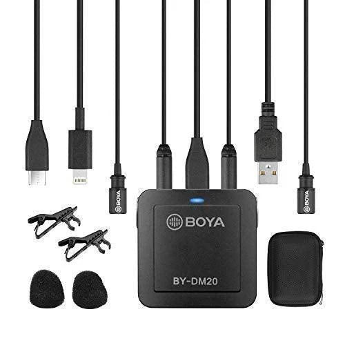 BOYA BY-DM20 Dual-Channel Recording Kit