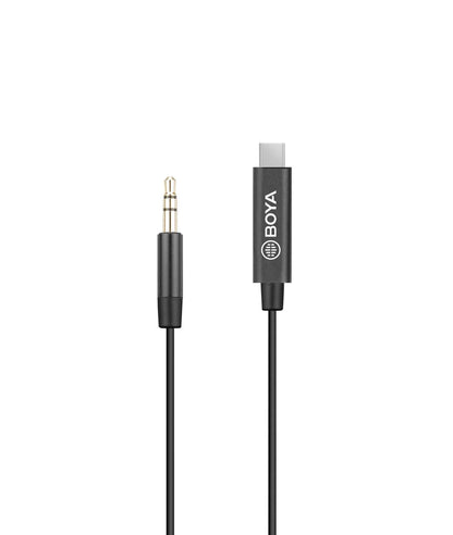 BOYA BY-K2 3.5mm TRS (Male) to Type-C (Male) Audio Adapter