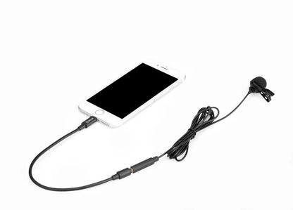 BOYA BY-M2 Clip-on Lavalier Microphone for iOS devices