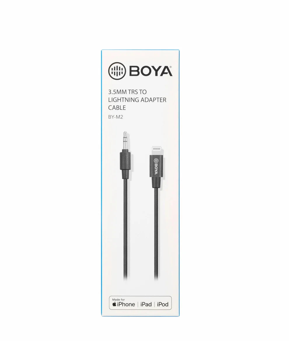 BOYA BY-M2 Clip-on Lavalier Microphone for iOS devices