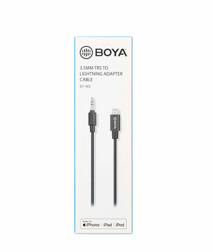 BOYA BY-M2 Clip-on Lavalier Microphone for iOS devices