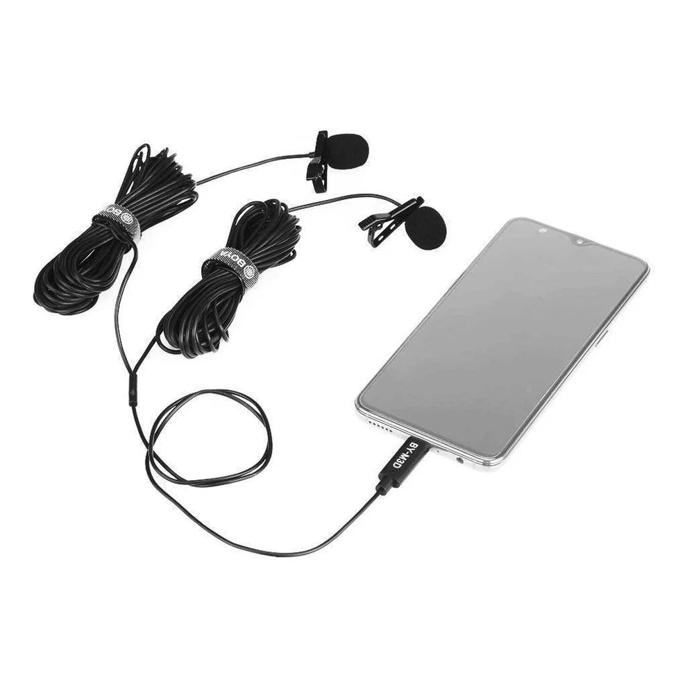 BOYA BY-M3D Digital Dual Lavalier Microphones