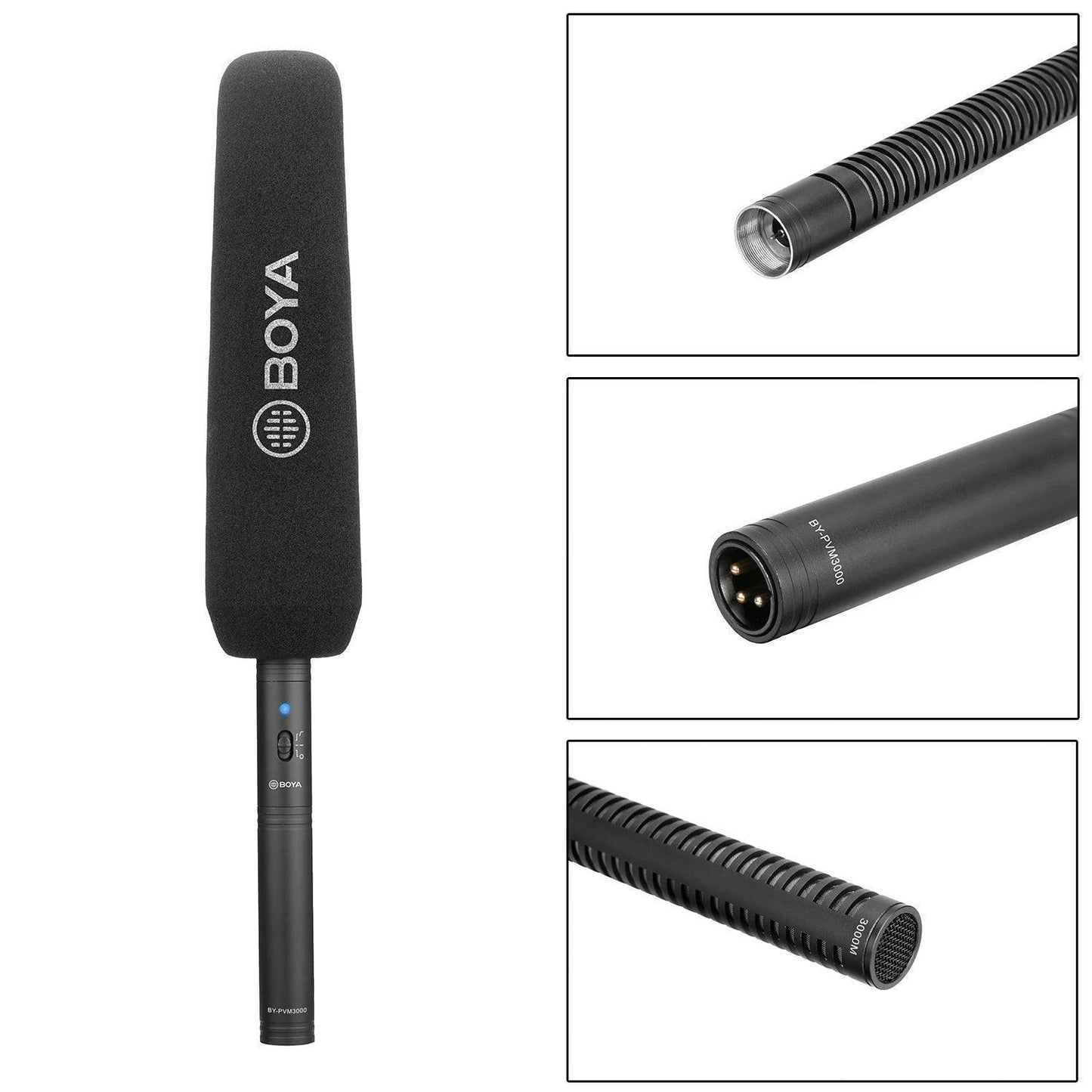 BOYA BY-PVM3000M Supercardioid Shotgun Microphone