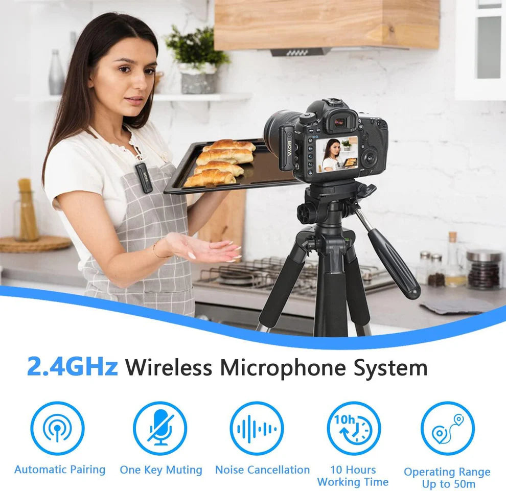 BOYA BY-WM3T2-M1 Mini 2.4GHz Wireless Microphone