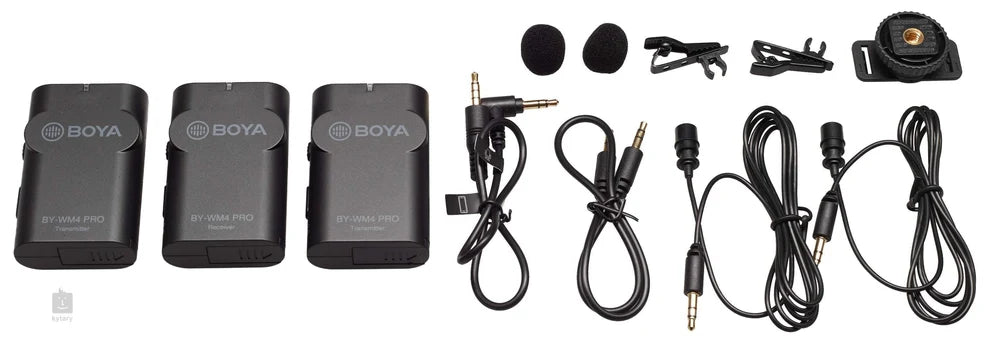 BOYA BY-WM4 Pro-K2 Dual-Channel Digital Wireless Microphone