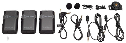 BOYA BY-WM4 Pro-K2 Dual-Channel Digital Wireless Microphone