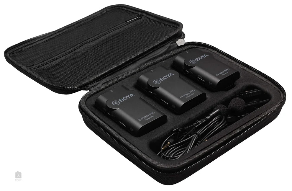 BOYA BY-WM4 Pro-K2 Dual-Channel Digital Wireless Microphone