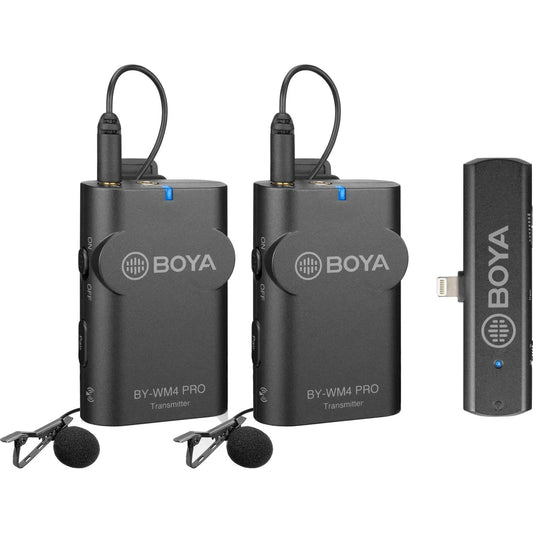 BOYA BY-WM4 Pro-K4 2.4 GHz Wireless Microphone System