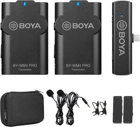 BOYA BY-WM4 Pro-K6 2.4 GHz Wireless Microphone System