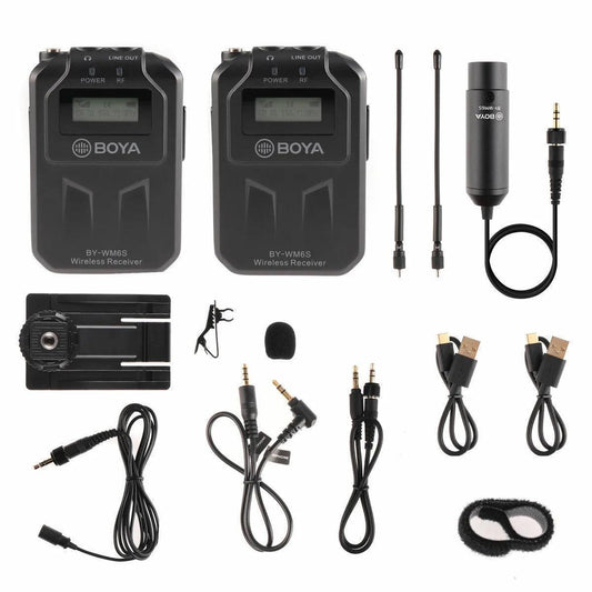 BOYA BY-WM6S UHF Wireless Microphone System