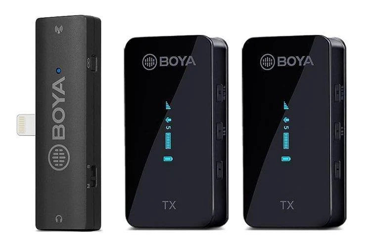 BOYA BY-XM6-S4 2.4GHz Dual-Channel Wireless Microphone System
