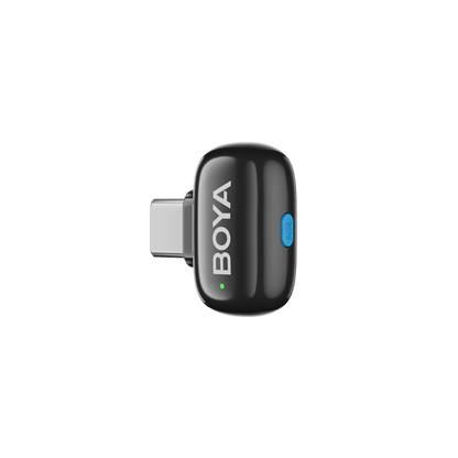 ميكروفون BOYA Mini 14 اللاسلكي المزدوج من النوع C مع علبة شحن لأجهزة Android