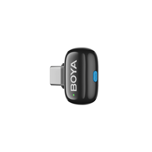 ميكروفون BOYA Mini 14 اللاسلكي المزدوج من النوع C مع علبة شحن لأجهزة Android