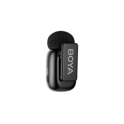 ميكروفون BOYA Mini 14 اللاسلكي المزدوج من النوع C مع علبة شحن لأجهزة Android