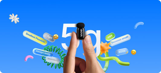 ميكروفون BOYA Mini 17 اللاسلكي من النوع C لأجهزة Android (وأجهزة iPhone 15 أو الأحدث) 