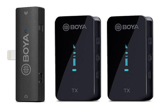BOYA BY-XM6-S4 2.4GHz Dual-Channel Wireless Microphone System - DECIBEL
