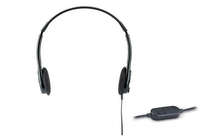 Genius Lightweight Headset For Laptop and Mobility Device, Black - HS-M200C