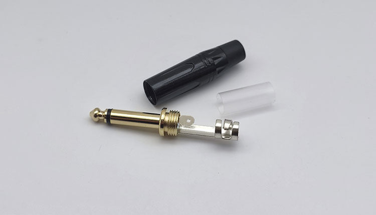 S.Wieler JA601MBK 6.35mm Mono Audio Connector – Black