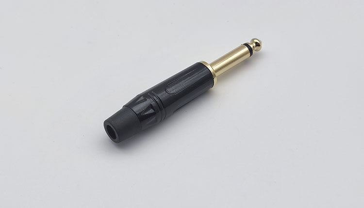 S.Wieler JA601MBK 6.35mm Mono Audio Connector – Black