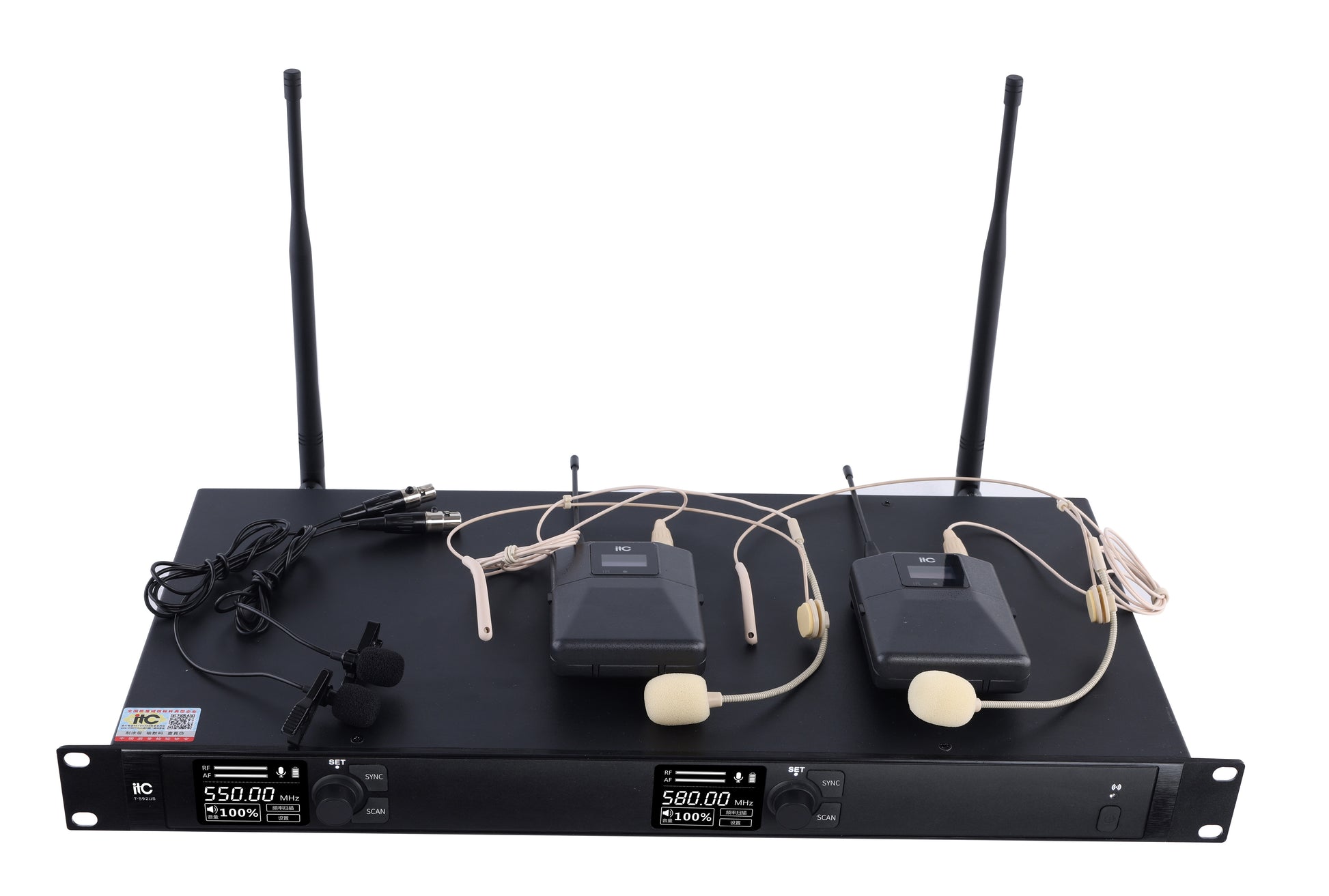 ITC T-592US Wireless Microphone customized ITC T-592US Wireless Microphone customized