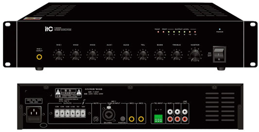 ITC Desktop Mixer Amplifier T-60AP/T-120AP/T-240AP