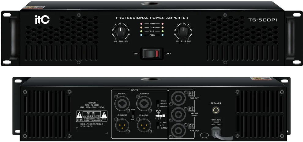 ITC Professional Amplifier TS-500PI