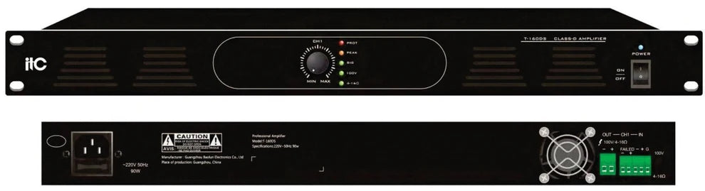 ITC T-1650DS Digital Mixer Amplifier