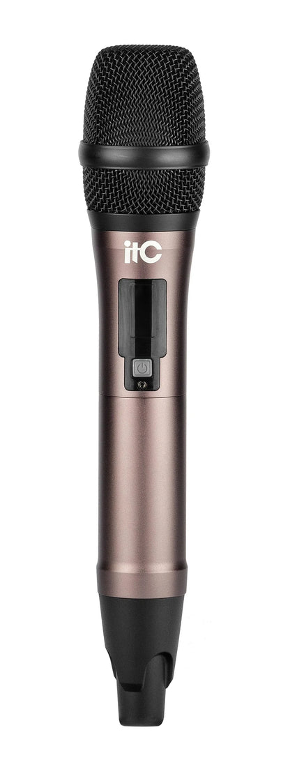 ITC T-521UH UHF Segment LCD Liquid Crystal Display FM true Diversity Wireless Microphone