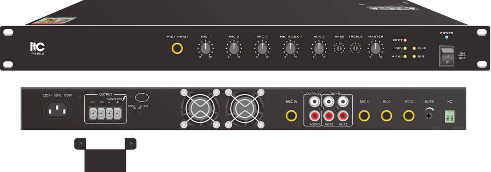 ITC T-650D Digital Mixer Amplifier