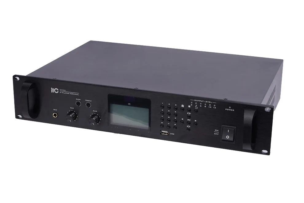 ITC T-7701 Economic Rack Mount IP Network Audio Adapter