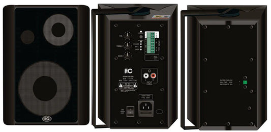 ITC T-775A/T-776A (Black) T-775AW/T-776AW (White) Active Wall Mount Speaker