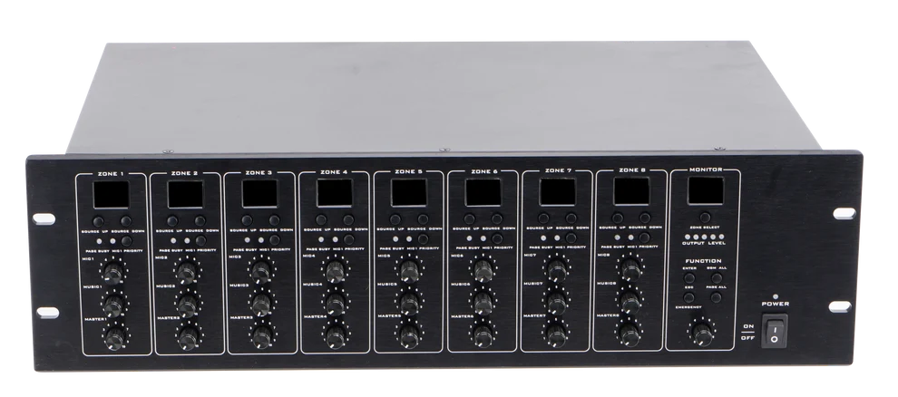 ITC T-8000 8x8 Audio Matrix & Paging Controller