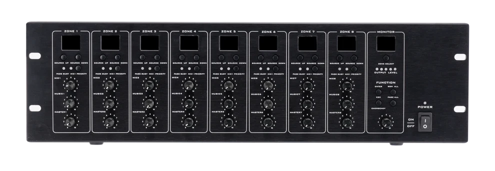 ITC T-8000 8x8 Audio Matrix & Paging Controller