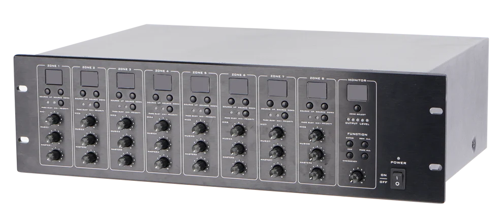ITC T-8000 8x8 Audio Matrix & Paging Controller