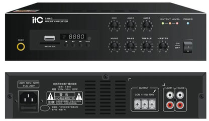 ITC T-B60 Mini Digital Bluetooth Amplifier with MP3