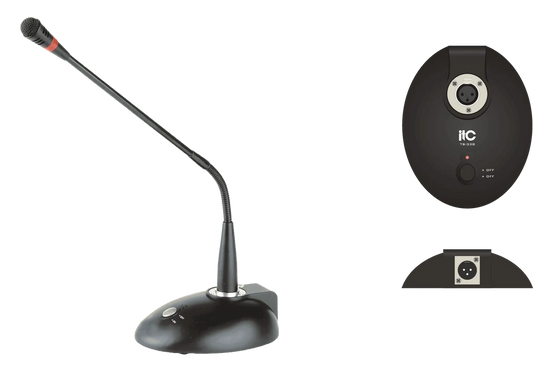 ITC TS-338 Desktop Mic (Balance Input + Phantom Power)