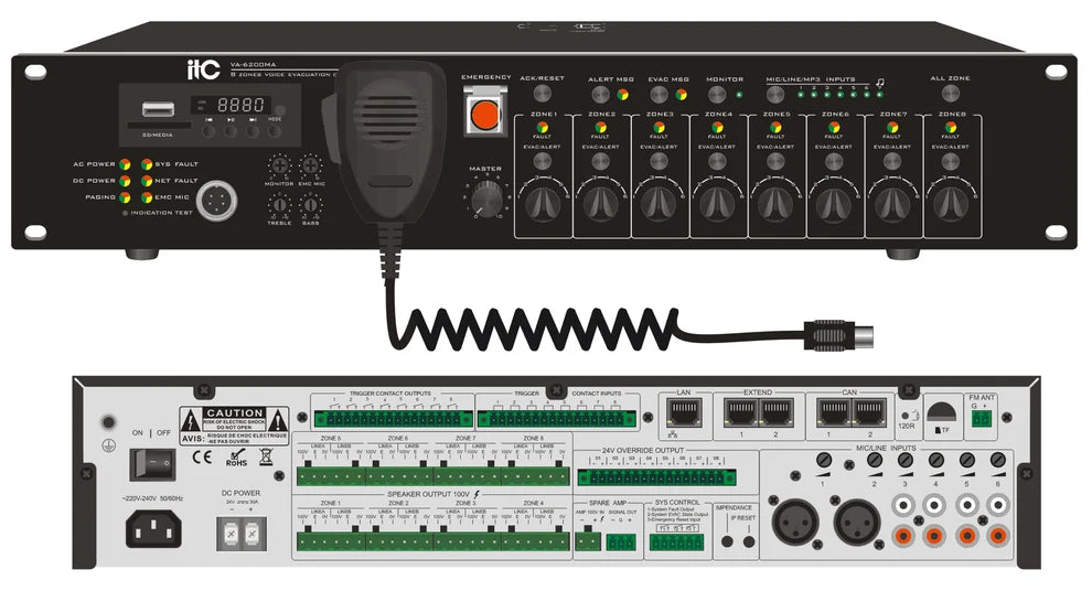 ITC VA-6200MA Voice Alarm Controller