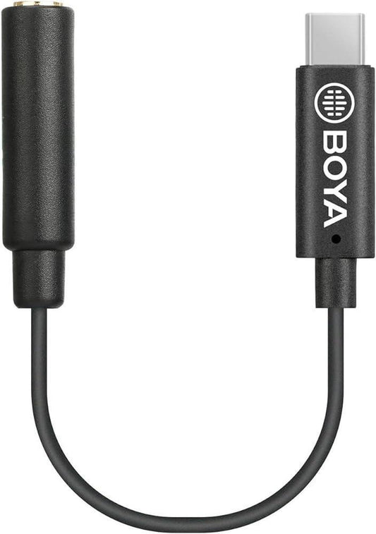 BY-K4 3.5mm TRS (Female) to Type-C (Male) Audio Adapter - DECIBEL