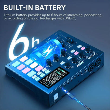 Maono AM100 Audio Interface & Podcast Equipment