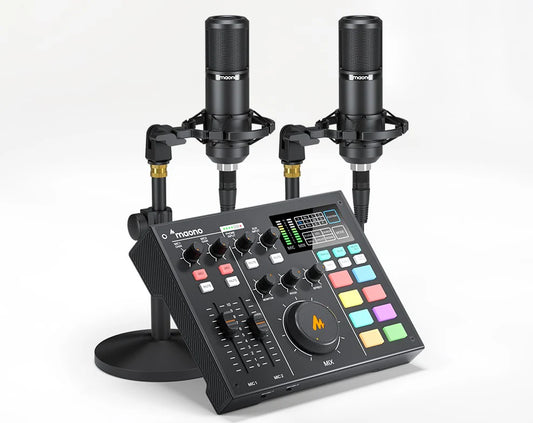 Maono AM100 Audio Interface & Podcast Equipment