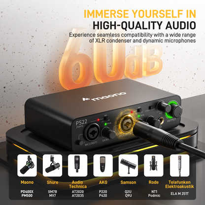 Maono PS22 Audio Interface