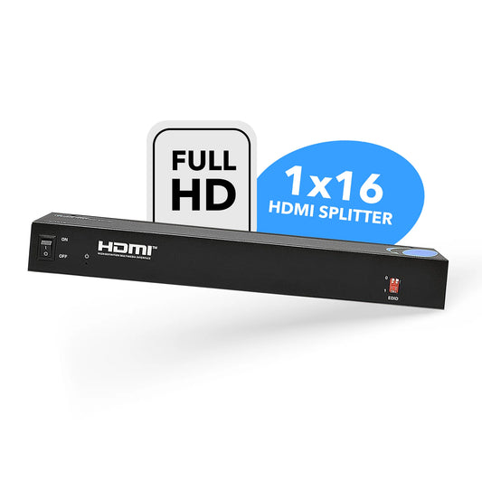 OREI 1080p 1x16 HDMI™ Splitter-HD-1016