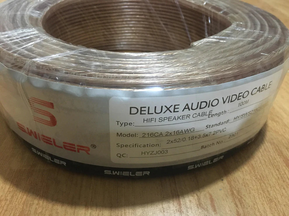 S.WIELER 216CA 2X16AWG HIFI SPEAKER CABLE 80m