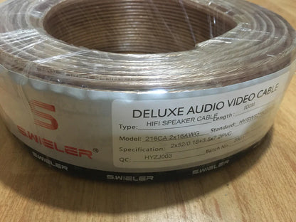 S.WIELER 216CA 2X16AWG HIFI SPEAKER CABLE 80m
